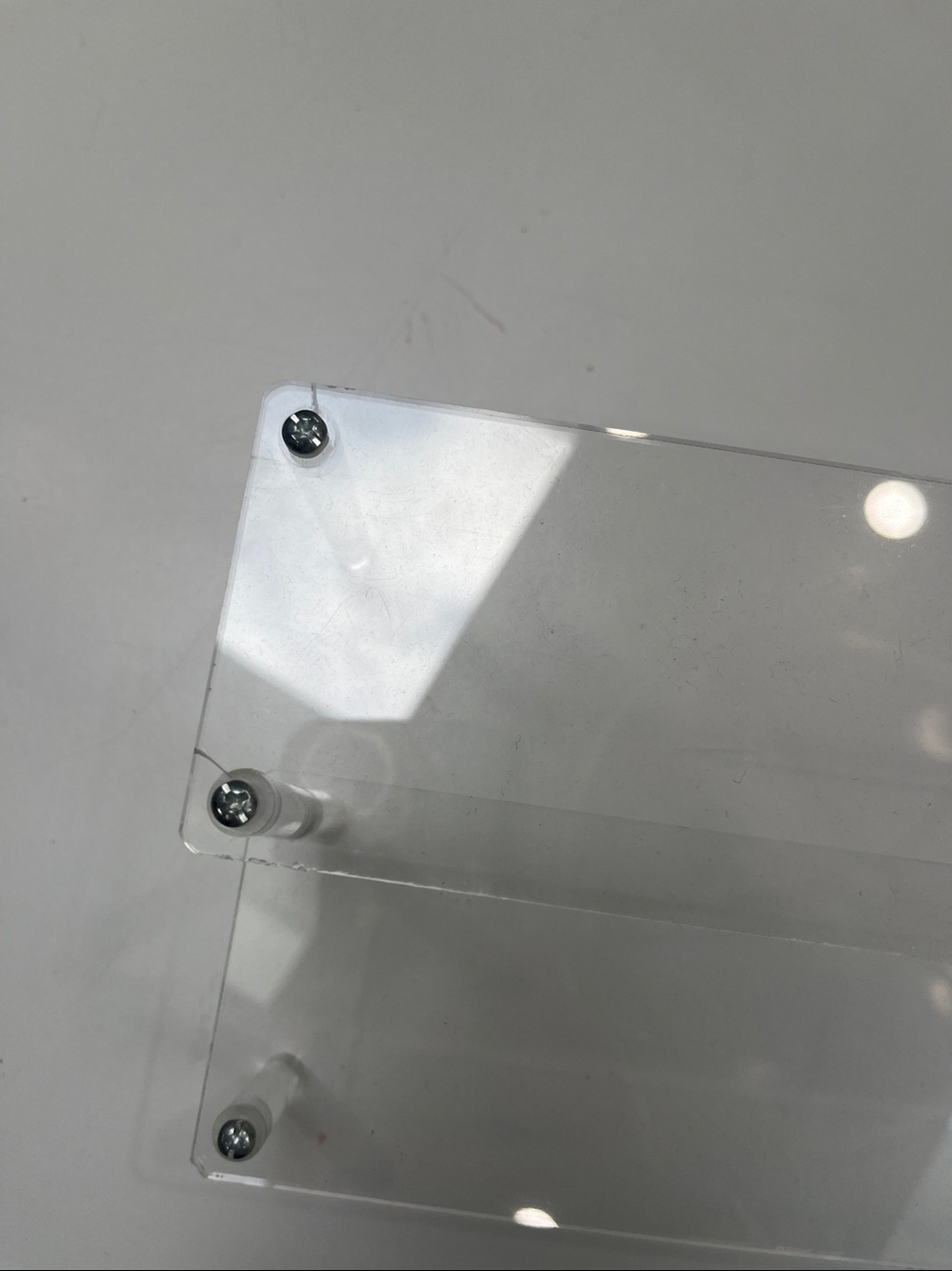 Acrylic shelf 2 Tier for display - Picture 3 of 6